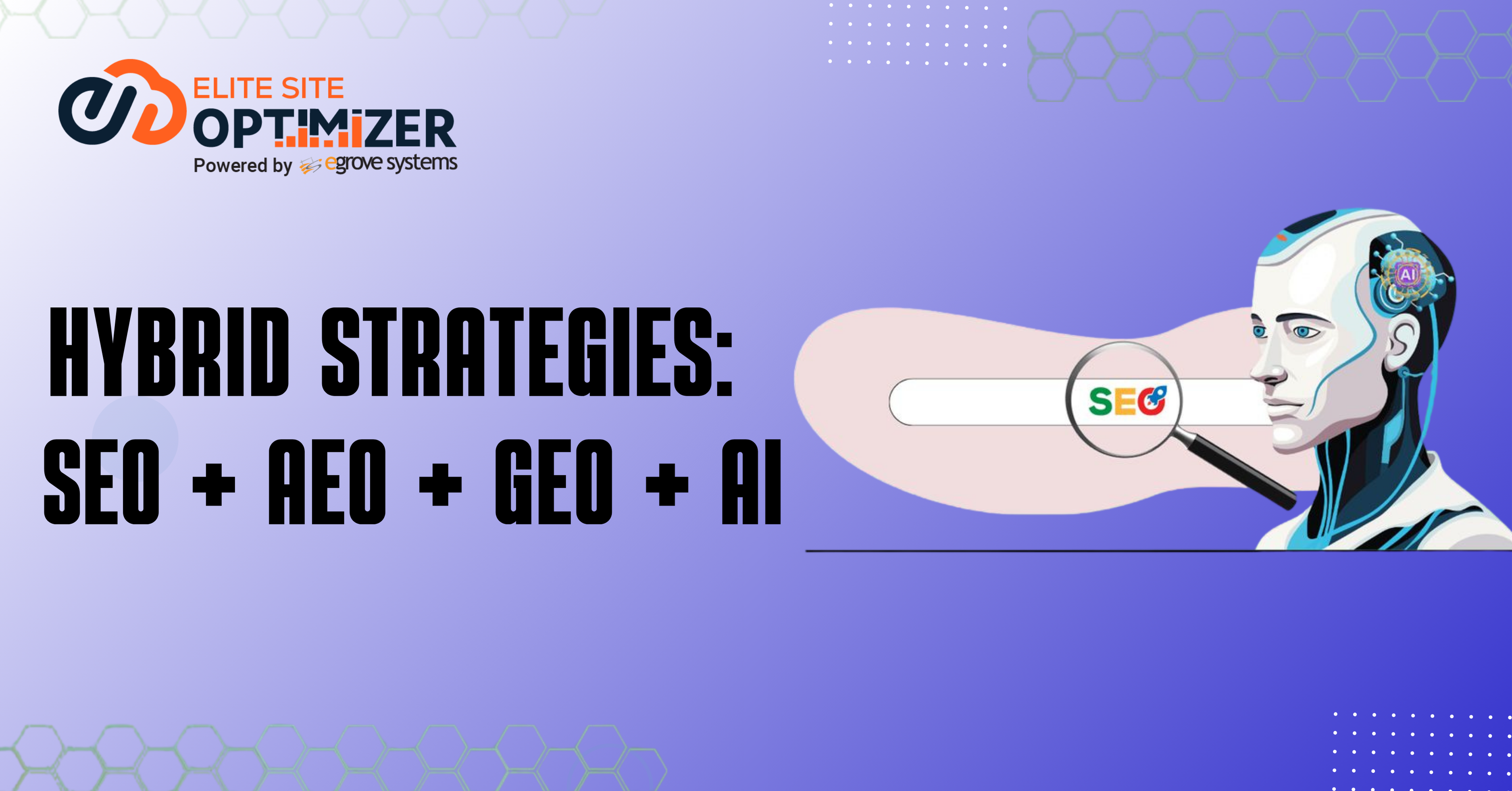 Hybrid Strategies: SEO + AEO + GEO + AI