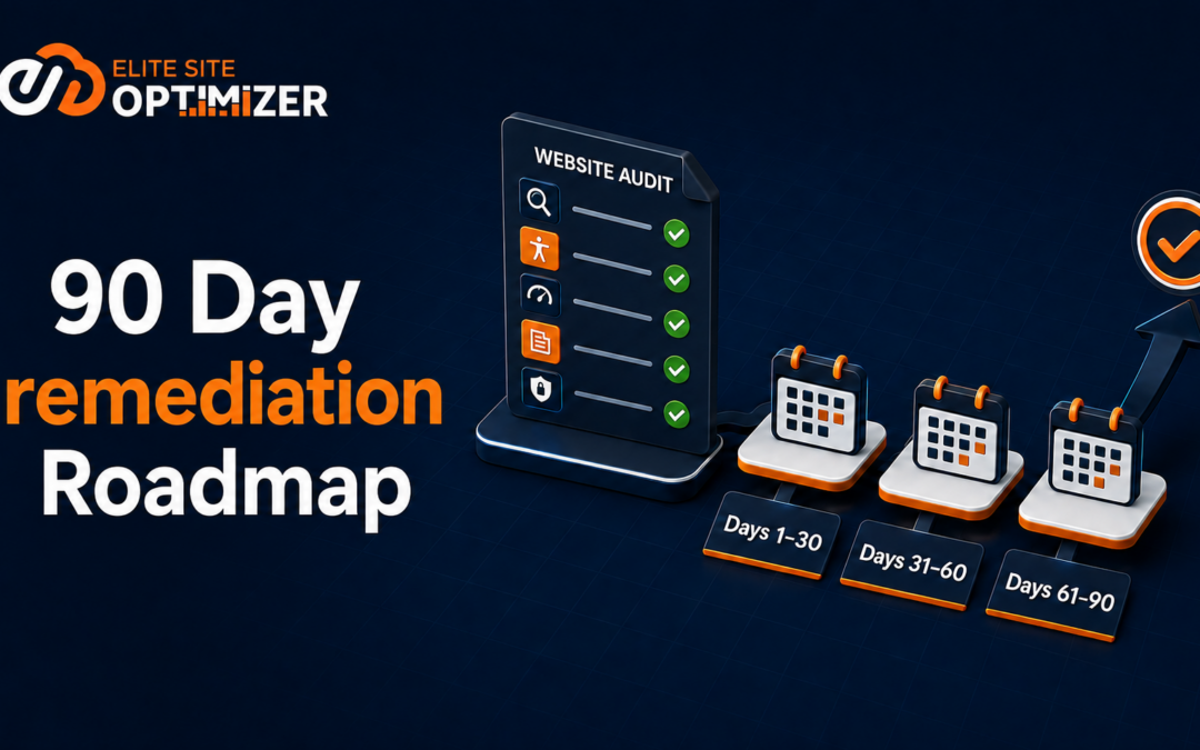 How to Convert a Website Audit into a 90-Day Remediation Roadmap